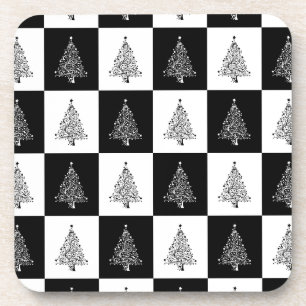 Dessous-de-verre Échecs de l'arbre de Noël