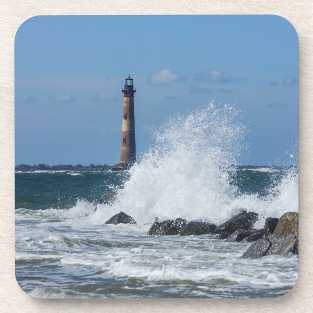 Dessous-de-verre Éclaboussure de phare d'île de Morris (Devant)