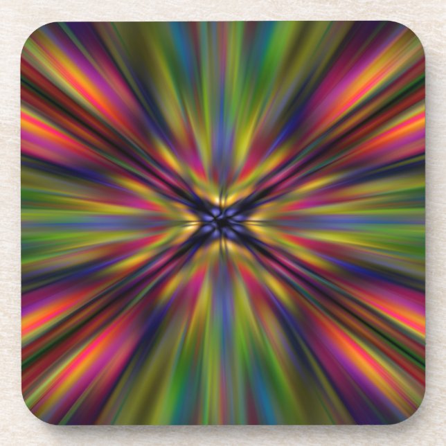 Dessous-de-verre Éclatement coloré (Devant)