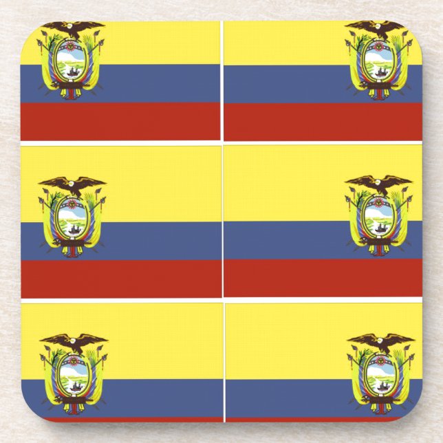 Dessous-de-verre ecuadoriflag (Devant)