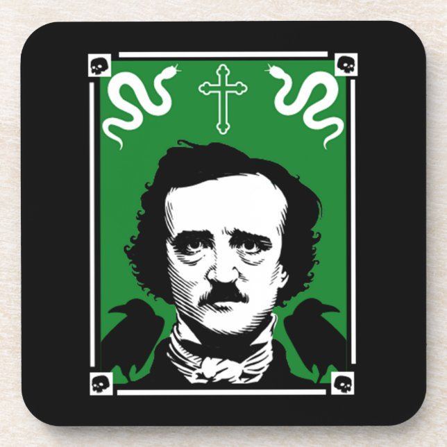 Dessous-de-verre Edgar Allan Poe (Devant)