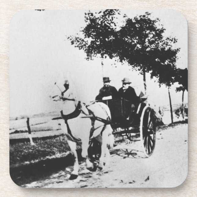 Dessous-de-verre Edgar Degas | Edgar Degas et un ami (Devant)