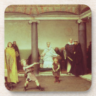 Dessous-de-verre Éducation d'Alma-Tadema des enfants de Clothild