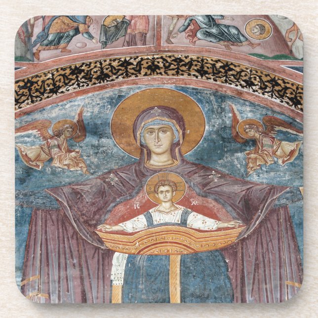 Dessous-de-verre Église orthodoxe serbe, et site UNESCO, 2 (Devant)