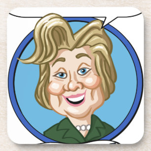 Dessous-de-verre Élection 2016 de Hilary Clinton