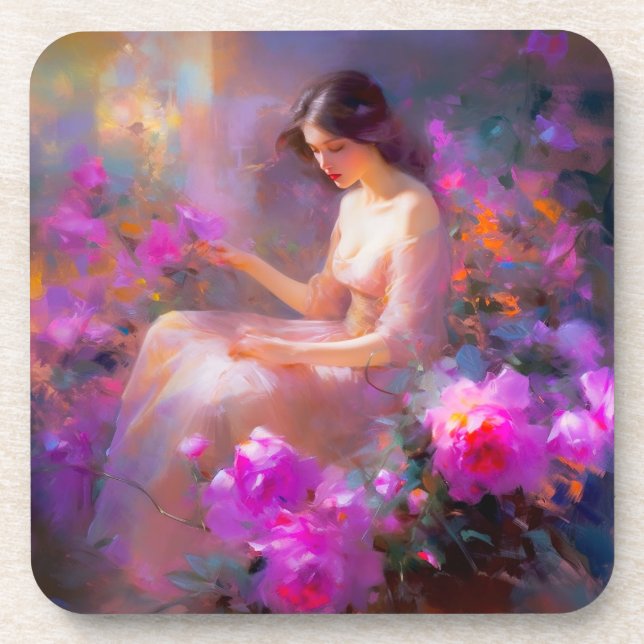 Dessous-de-verre Élégance sensuelle (Devant)