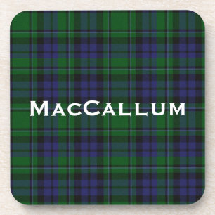 Dessous-de-verre Élégant Lit Bleu & Vert MacCallum Tartan Plaid