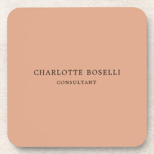 Dessous-de-verre Élégant minimaliste professionnel classique