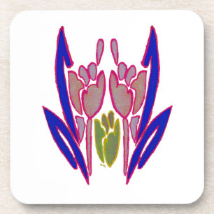 Dessous-de-verre Elégante aquarelle Rose Imprimer