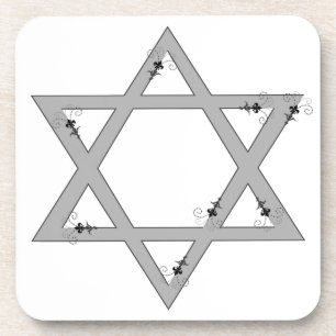 Dessous-de-verre elegent star of david