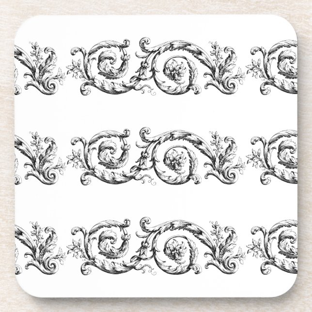 Dessous-de-verre élément de séparation ornemental (Devant)