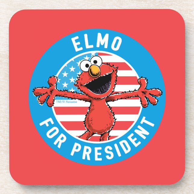 Dessous-de-verre Elmo président - Drapeau (Devant)