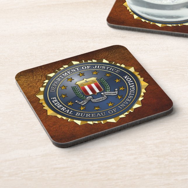 Dessous-de-verre Emblème du FBI (Côté gauche)