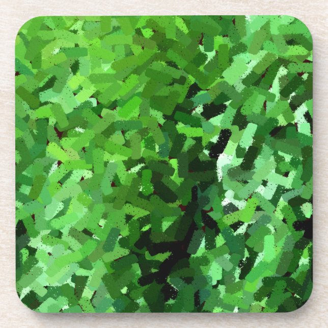 Dessous-de-verre Embossed green grass #0448 (Devant)