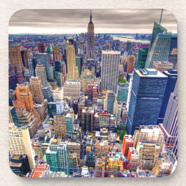 Dessous-de-verre Empire State Building et Midtown Manhattan (Devant)