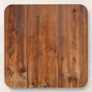 dessous de verre en bois foncé