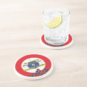 Dessous de verre en descendant de bordage de grès
