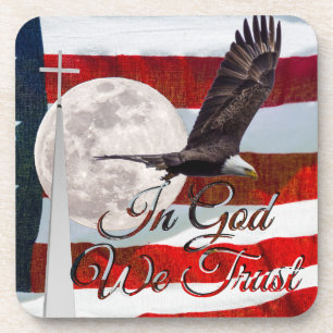 Dessous-de-verre En Dieu, nous faisons confiance aux Dessous de ver