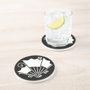 DESSOUS DE VERRE EN GRÈS 揚