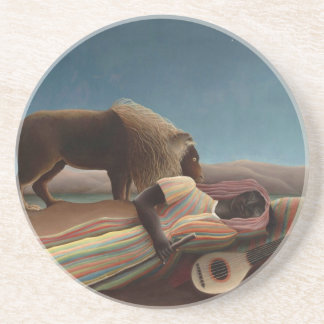 DESSOUS DE VERRE EN GRÈS 眠るジプシー女