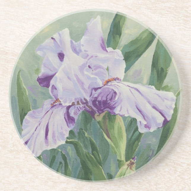 Dessous De Verre En Grès 0440 Iris Violet (Devant)