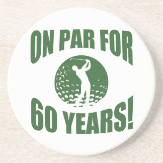 Dessous De Verre En Grès 60e anniversaire de Golfer