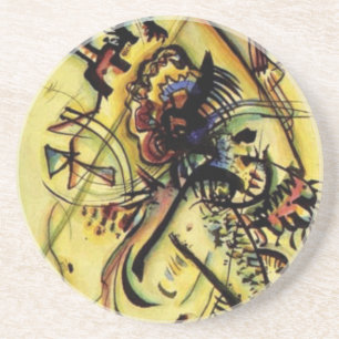Dessous De Verre En Grès À la voix inconnue de Kandinsky