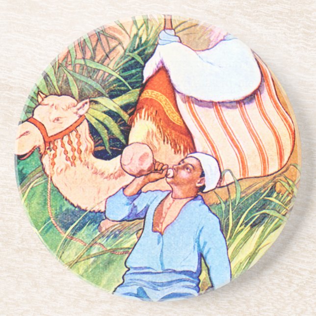 Dessous De Verre En Grès À L'Oasis (Devant)
