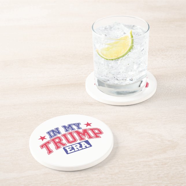 Dessous De Verre En Grès À mon époque Trump  (Côté)