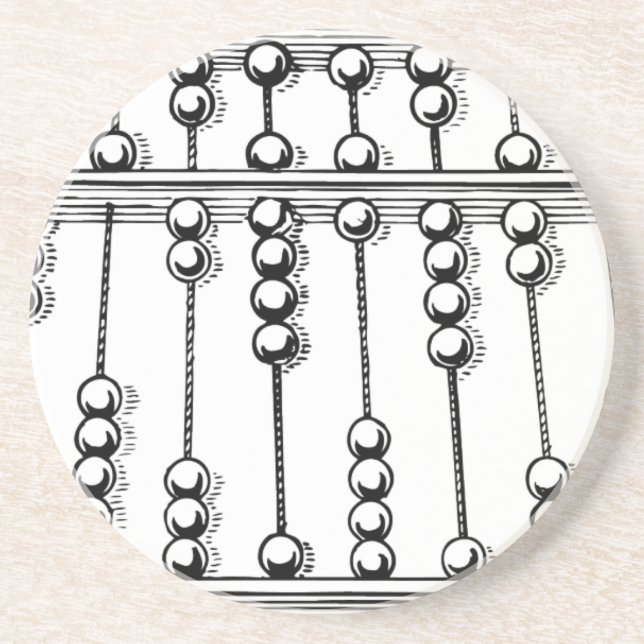 Dessous De Verre En Grès Abaque (Devant)