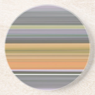 Dessous De Verre En Grès Abstract #1: Yellow and grey