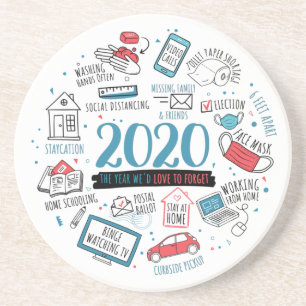 Dessous De Verre En Grès Activités de quarantaine 2020 Commémoratives