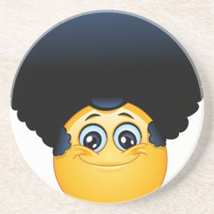 Dessous De Verre En Grès afro émoji