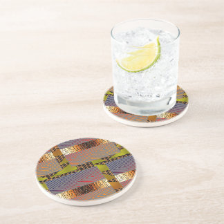 Dessous De Verre En Grès Afrocentrique