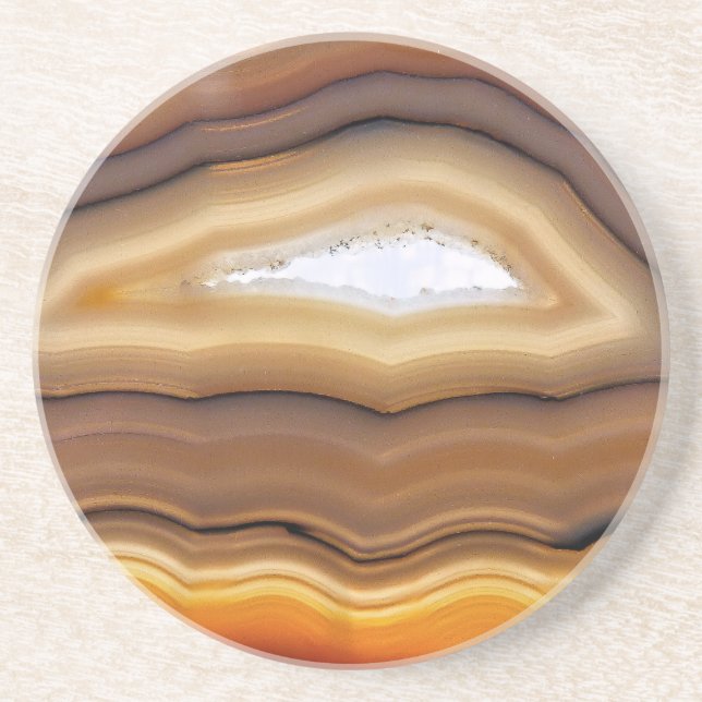 DESSOUS DE VERRE EN GRÈS AGATE QUARTZ (Devant)