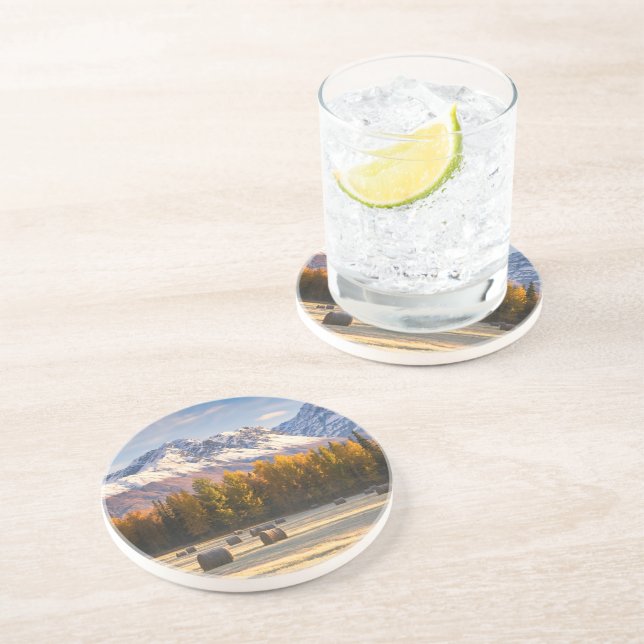 Dessous De Verre En Grès Agriculture de l'Alaska (Côté)
