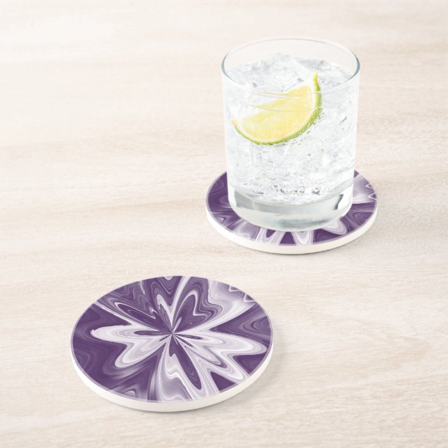 Dessous De Verre En Grès ailes papillon (Côté)