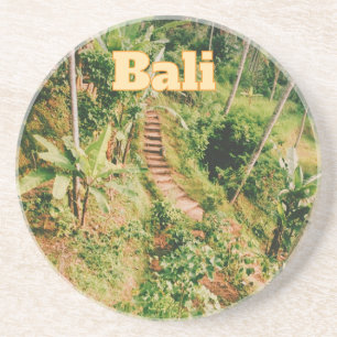 Dessous De Verre En Grès Aimant photo flexible souvenir de Bali