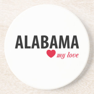 Dessous De Verre En Grès Alabama mon amour
