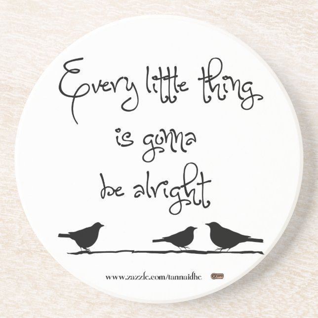 Dessous De Verre En Grès Aller être bien (Devant)