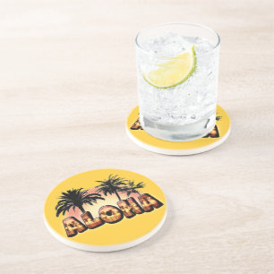 Dessous De Verre En Grès Aloha