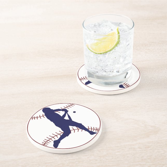 Dessous De Verre En Grès America's Pastime (Côté)