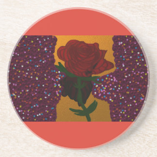 Dessous De Verre En Grès Amour éternel dans le jardin