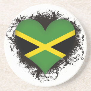 Dessous De Verre En Grès Amour Jamaïque du cru I