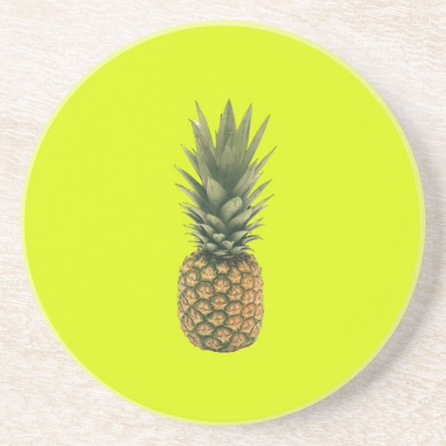 Dessous De Verre En Grès Ananas doux (Devant)