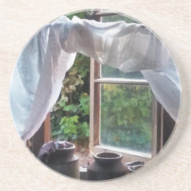 DESSOUS DE VERRE EN GRÈS ANCIENNE ANGLETERRE (Devant)