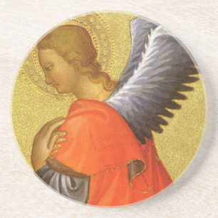 Dessous De Verre En Grès Ange de la Renaissance par Maître du Bambino Vispo