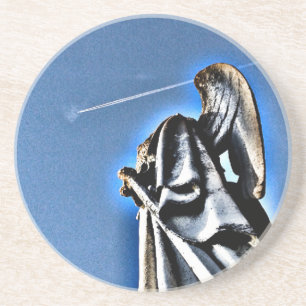 Dessous De Verre En Grès Angel et contrail