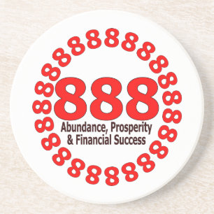 Dessous De Verre En Grès Angel Numéro 888 - Prospérité et Abondance