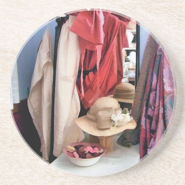 DESSOUS DE VERRE EN GRÈS ANGLETERRE VICTORIENNE (Devant)